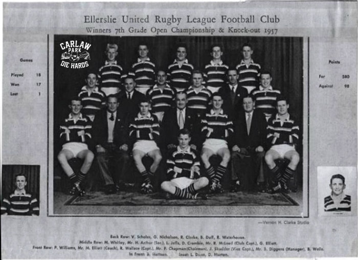 Ellersile United RLC 7th Grade Open Champions 1957